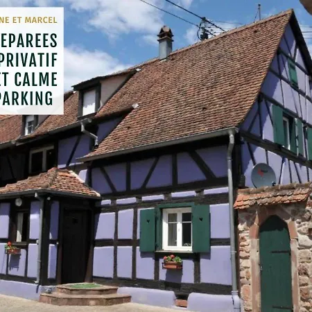 Chez Marianne Et Marcel Ebersheim